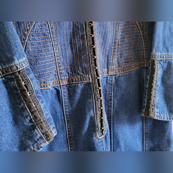 Womens Sz 6 Jeanology Vintage Western Denim Dress ZERO FLAWS 100% Cotton - Picture 7 of 16